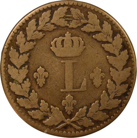 France Siège de Strasbourg, Louis XVIII - Décime, Poids Léger - 1815 BB