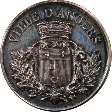 France SOCIÉTÉ HIPPIQUE DE MAINE-ET-LOIRE  VILLE D\'ANGERS - MÉDAILLE ARGENT