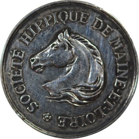 France SOCIÉTÉ HIPPIQUE DE MAINE-ET-LOIRE  VILLE D\'ANGERS - MÉDAILLE ARGENT