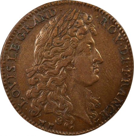 France Trésor Royal, Louis XIV - Jeton Cuivre - 1683 Nuremberg