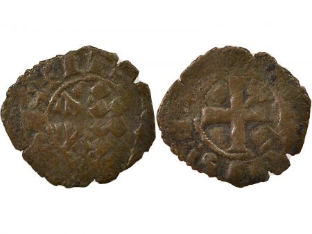 France Vicomté de Limoges, Jean III de Bretagne - Denier - 1301 / 1312 Limoges