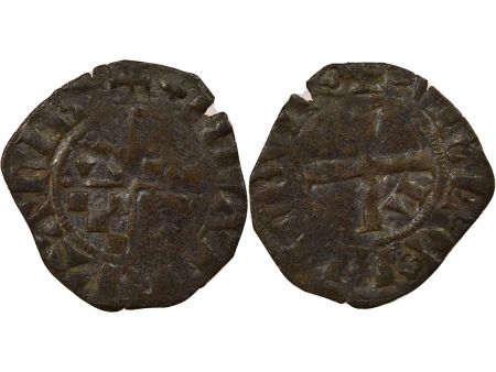 France Vicomté de Limoges, Jean III de Bretagne - Denier - Limoges