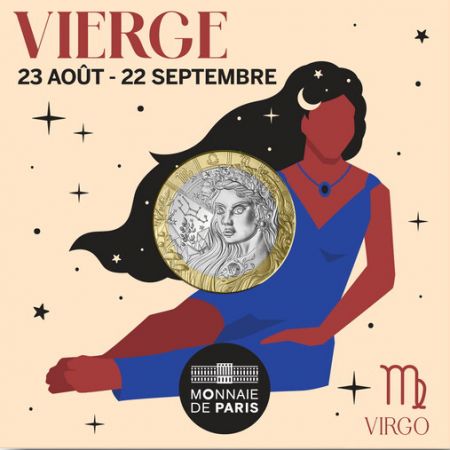 France Vierge - 5 Euros 2025 - Collection Astrologie