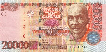 Ghana 20000 Cedis - Ghana - Ephraim Amu - 2006