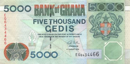 Ghana 5000 Cedis - Ghana - 2006