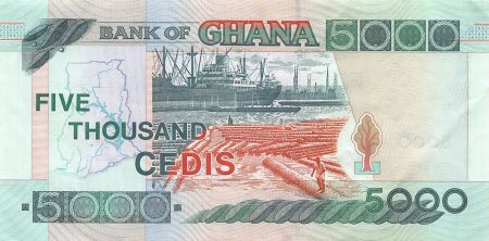 Ghana 5000 Cedis - Ghana - 2006