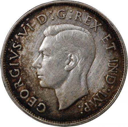 Grande Bretagne GRANDE-BRETAGNE  GEORGE VI - 1/2 CROWN ARGENT 1939