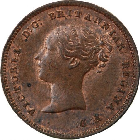 Grande Bretagne ROYAUME UNI, VICTORIA - HALF FARTHING 1839