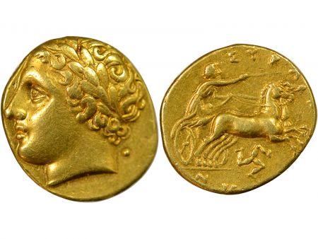 Grèce (Syracuse) Agathocle - Hémistatère Or - 317 / 289 Av JC