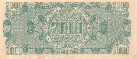 Grèce 2 000 000 000 Drachmai - Grèce - 11-10-1944