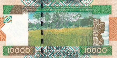 Guinée 10000 Francs - 50 ans de la monnaie Guinéenne  - 2010