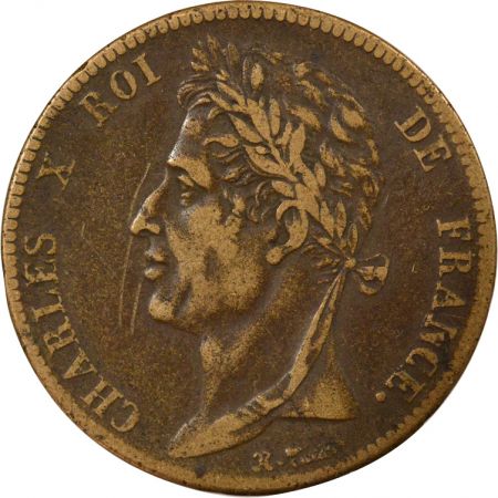 Guyane Française Colonies Françaises, Guyane / Sénégal, Charles X - 5 Centimes 1825 A Paris