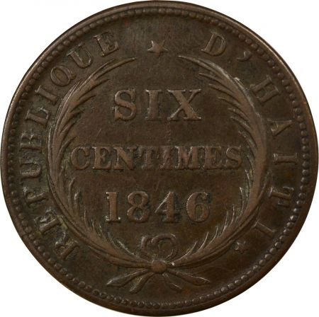 Haïti HAITI - 6 CENTIMES 1846