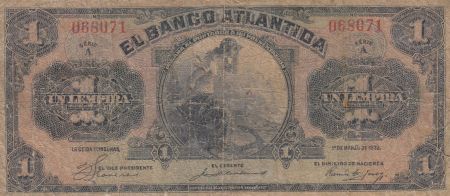 Honduras 1 Lempira 1932 - El Banco atlantida