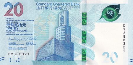 Hong-Kong 100 Dollars, Standard Chartered Bank - Opéra - 2023 (2024) - Série DV