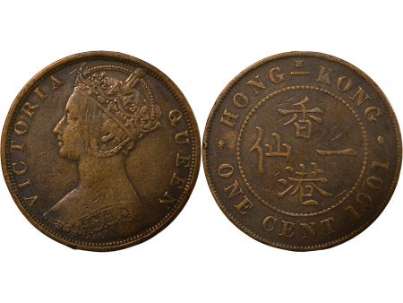 Hong-Kong HONG KONG, VICTORIA - 1 CENT 1901 H HEATON