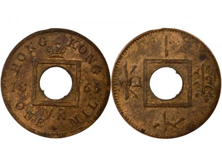 Hong-Kong Victoria - 1 Mil - 1865