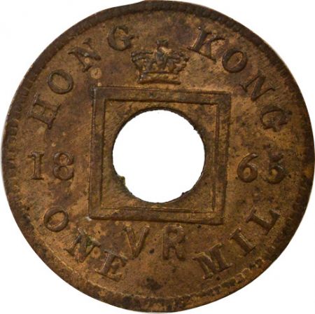 Hong-Kong Victoria - 1 Mil - 1865