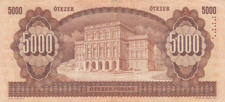 Hongrie 5000 Forint - Istvan Szechenyi -  Série H - 1990