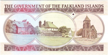 Iles Falkland 20 Pounds, Elisabeth II, pingouins - Village 2011 - Neuf - P.19