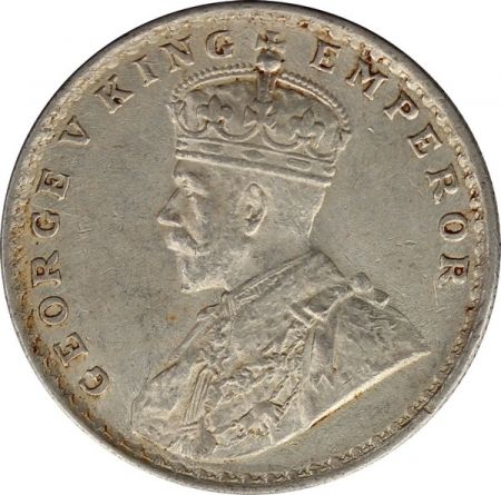 Inde 1 Rupee Georges V Roi et Empereur - 1919