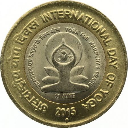 Inde 10 Rupees Yoga - 2015