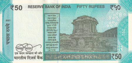 Inde 50 Rupees - Gandhi - 2021 - P.NEW