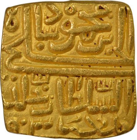 Inde Sultanat de Malva, Ghiyath Shah - 1 Tanka Or - 903 AH Shadiabad