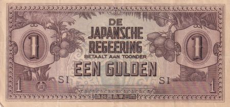 Indes Néerlandaises 1 Gulden - Occupation japonaise - 1942 - Série SI