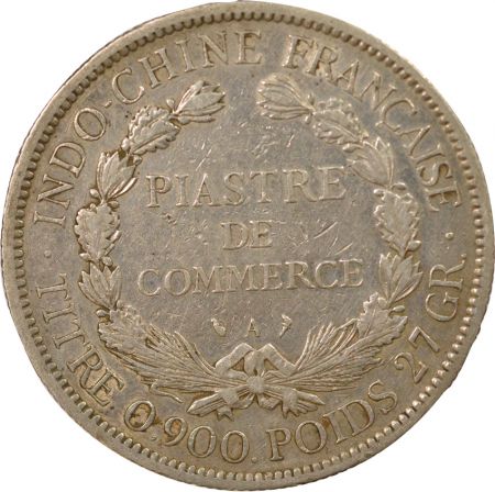 Indo-Chine Fr. 1 Piastre de Commerce Argent - 1900 A Paris