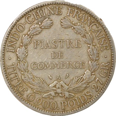 Indo-Chine Fr. 1 Piastre de Commerce Argent - 1907 A Paris