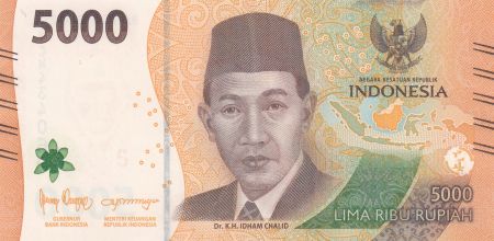 Indonésie 5000 Rupiah - Dr. K.H. Idham Chalid - Gunung Bromo - 2023 - Série VCM