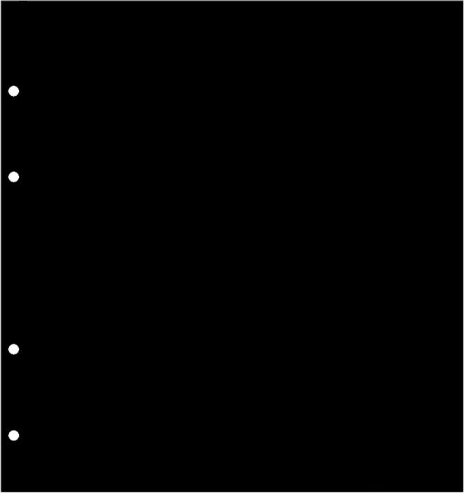 Intercalaire noir - Pour petit classeur de rangement (x10)