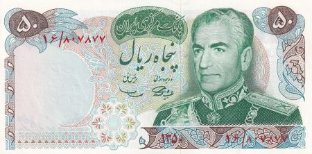 Iran 50 Rials - Shah Pahlavi - Villageois - 1971