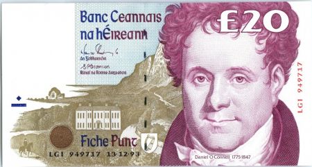 Irlande 20 Pounds D. O\'Connell - Dublin - 1993