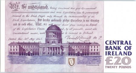 Irlande 20 Pounds D. O\'Connell - Dublin - 1993