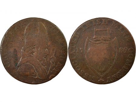 Irlande Associated Irish Mine Companie - 1/2 Penny, Jeton  - 1789 Cronebane