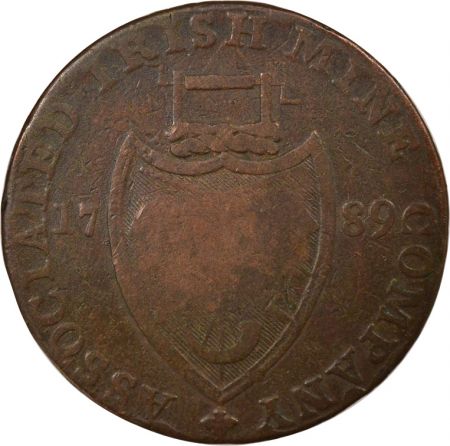 Irlande Associated Irish Mine Companie - 1/2 Penny, Jeton  - 1789 Cronebane