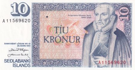 Islande 10 Kronur - A. Jonsson - Scène de vie traditionnelle - ND (1981) - P.48