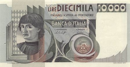 Italie 10000 Lire - Italie - Andrea del Castagno - 1976