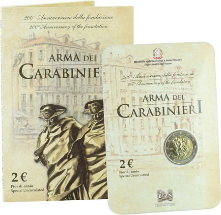 Italie 2 euros BU 2014 - Carabiniers