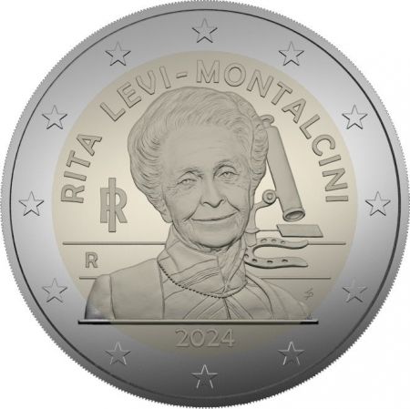 Italie 2 Euros Commémo. BU 2024 - Rita Levi-Montalcini