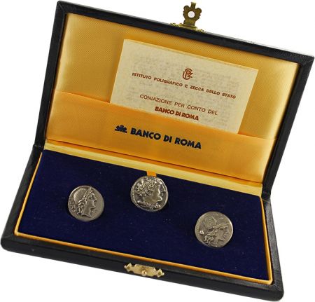 Italie Banco di Roma - Didramme  et 2 Deniers - Argent - 1984