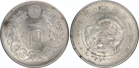 Japon 1 Yen Dragon  - 1897 Meiji 30