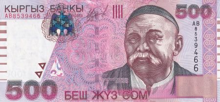 Kirghizstan 500 Som - Sayakbai Karalaiev - 2000 - P.23