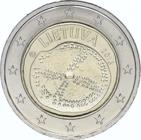 Lituanie 2 Euro Culture Baltique - 2016