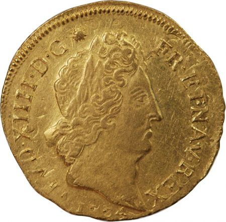 LOUIS XIV - DOUBLE LOUIS D\'OR AUX INSIGNES 1704 AIX - R3