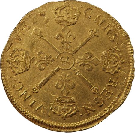 LOUIS XIV - DOUBLE LOUIS D\'OR AUX INSIGNES 1704 AIX - R3