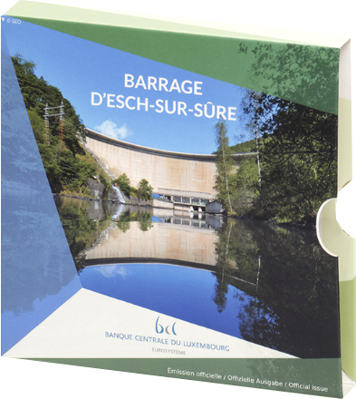 Luxembourg 2,5 Euros BE 2024 - Barrage d\'Esch-sur-Sûre