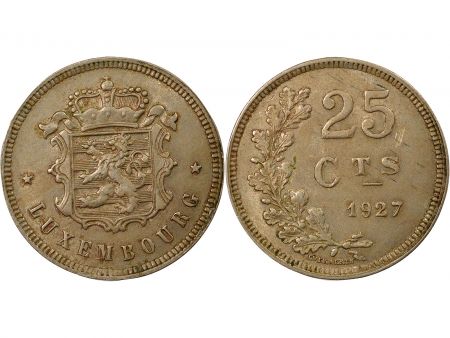 Luxembourg Charlotte - 25 Centimes - 1927  Bruxelles